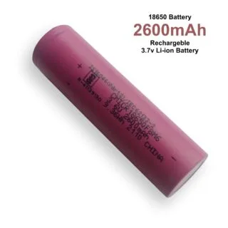 Good Quality 2600mAh (3C) 3.7 V 18650 Rechargeable Lithium Ion Battery/cell Hongli original