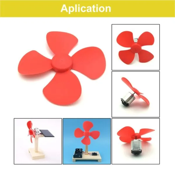 4 blade fan small propeller for 5V  DC toy motors_good quality - Image 5