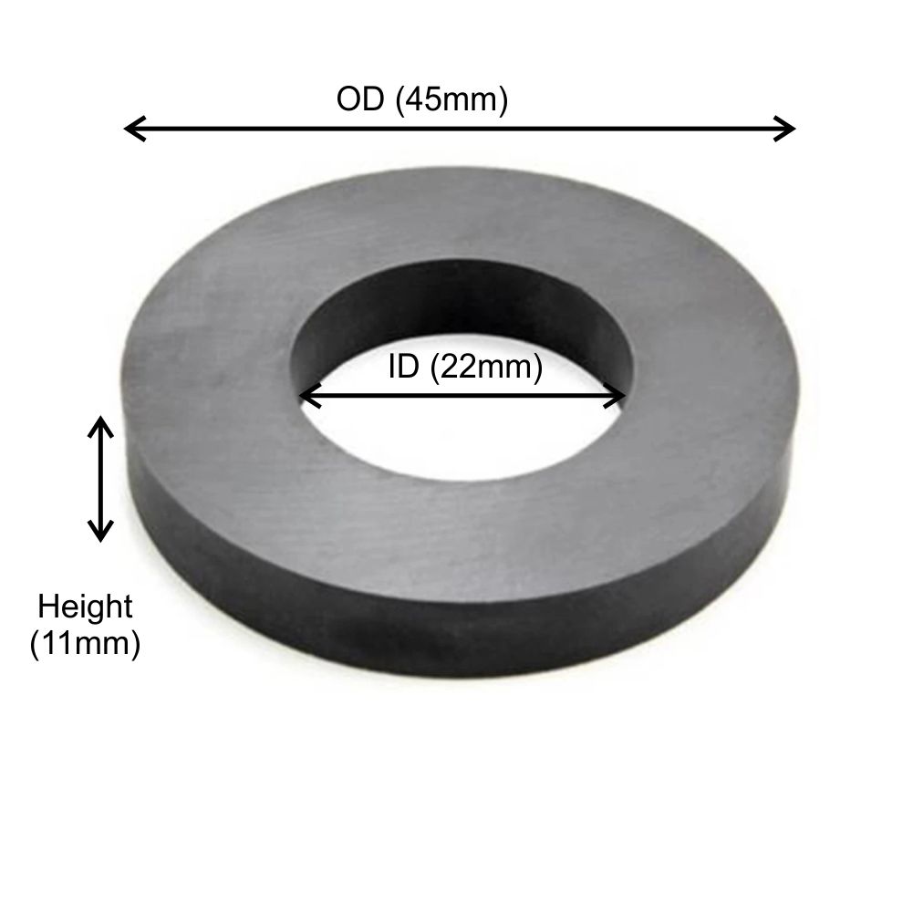 D100-d85x3,5mm - 40SH Neodym Ring Magnet - uncoated | over 15mm diameter |  Rings | Neodymium Magnets | neomagnete