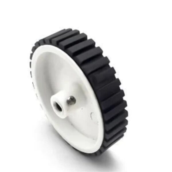 Gear Motor Robot Wheel 7cm X 2cm Tyres for 6 mm Shaft Geared Dc Motor-Robotics Science Project