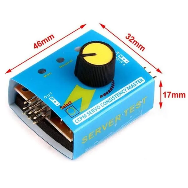Digital Multi Servo Tester ESC RC Consistency CCPM Master Speed Control Pack of 1 Good quality - Image 3