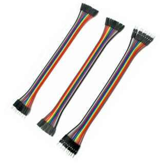 Combo of 3 type Jumper Wire/Cables | F-F | F-M | M-M Breadboard Connecting Wires (10 Units Each) Good quality