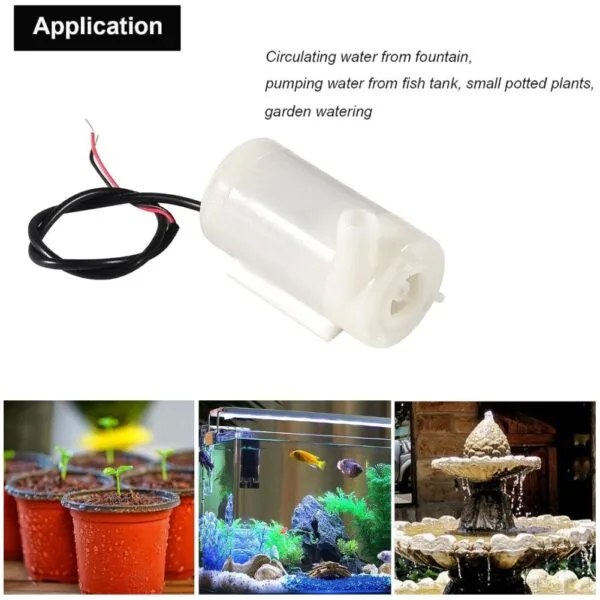 Submersible Mini Water Pump 3-6V DC for Aquariums Fish Tank Pond Fountain Hydroponics Garden good quality - Image 6