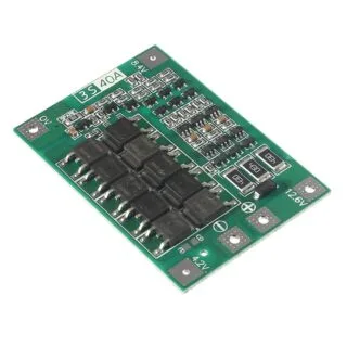 3 Series 40A 18650 Lithium Battery Protection Board 11.1V 12.6V with Balance for Drill Motor Lipo Cell Module