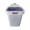 Best premium automatic sensor smart dustbin from Scienticy with a 12L capacity, featuring dual blue split lids and an advanced touchless electronic sensor for laboratories and clinics.