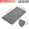 Size dimensions diagram of Scienticy black EVA foam sheet for science projects showing 45cm length, 30cm width, and 12mm thickness specifications.